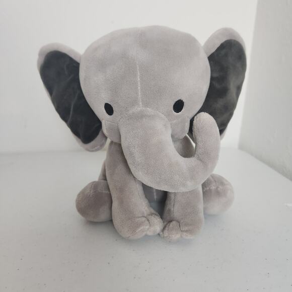 Bedtime Originals Grey Elephant Baby Humphrey Plush Stuffed Animal Toy 9 Inches - Picture 1 of 8